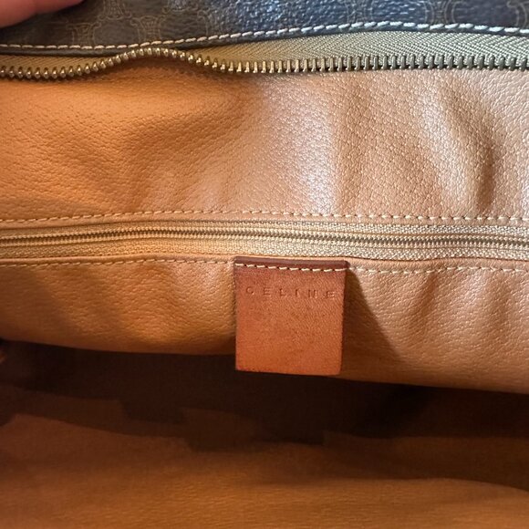 Celine Macadam Vintage Zippered Shoulder Tote, EUC - Picture 14 of 17